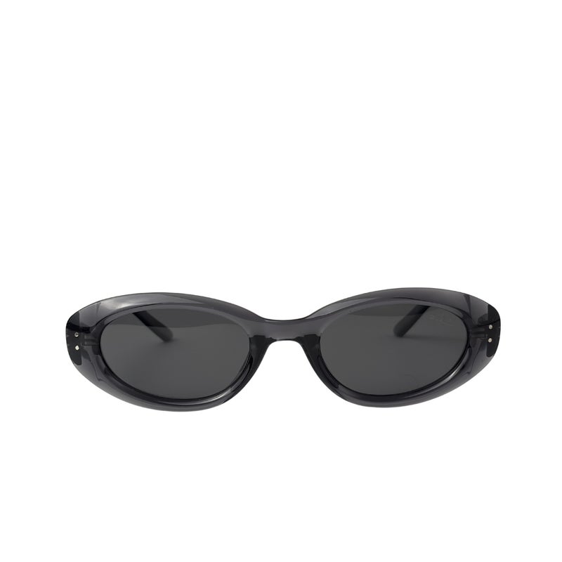 BOLD Lyra Oval Sunglasses For Woman - Grey - Image 1